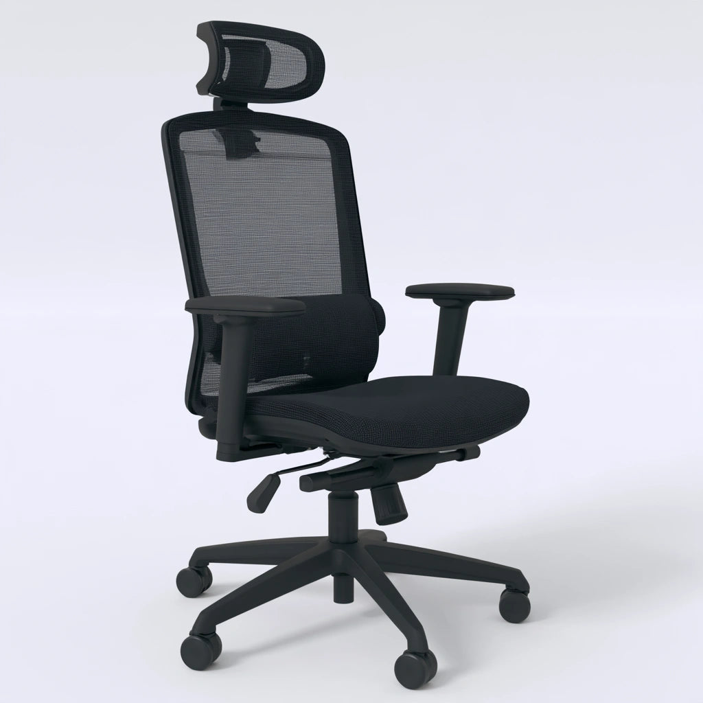Sedia ergonomica da ufficio, colore nero