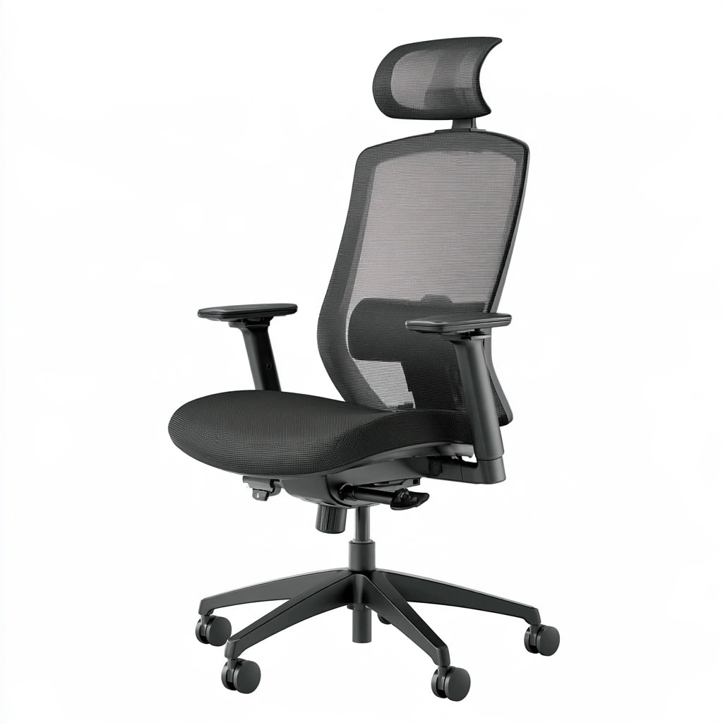 Sedia ergonomica da ufficio, colore nero