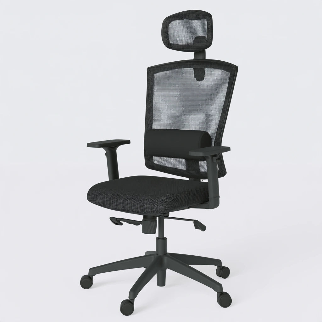 Sedia ergonomica da ufficio, colore nero